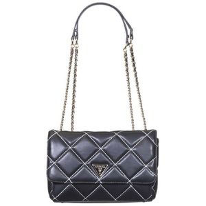 Guess Black Quilted Crossbody Bag